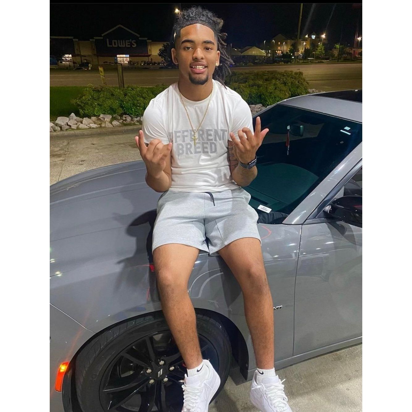 DB Reflective Tee (WHITE) - Different Breeds Co